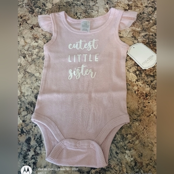 Kyle and Deena cutest little sister 3 to 6 month onesie brand new with tags - Picture 1 of 5